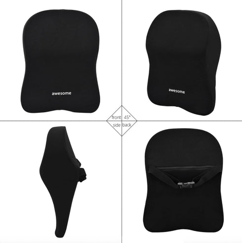 Pack Coussin Lombaire Cervical Voiture -50% | Matscarlux